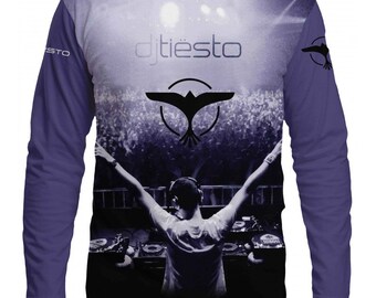 Men's long sleeve blouse Dj Tiesto Music #2102D /Size: S-XXXL