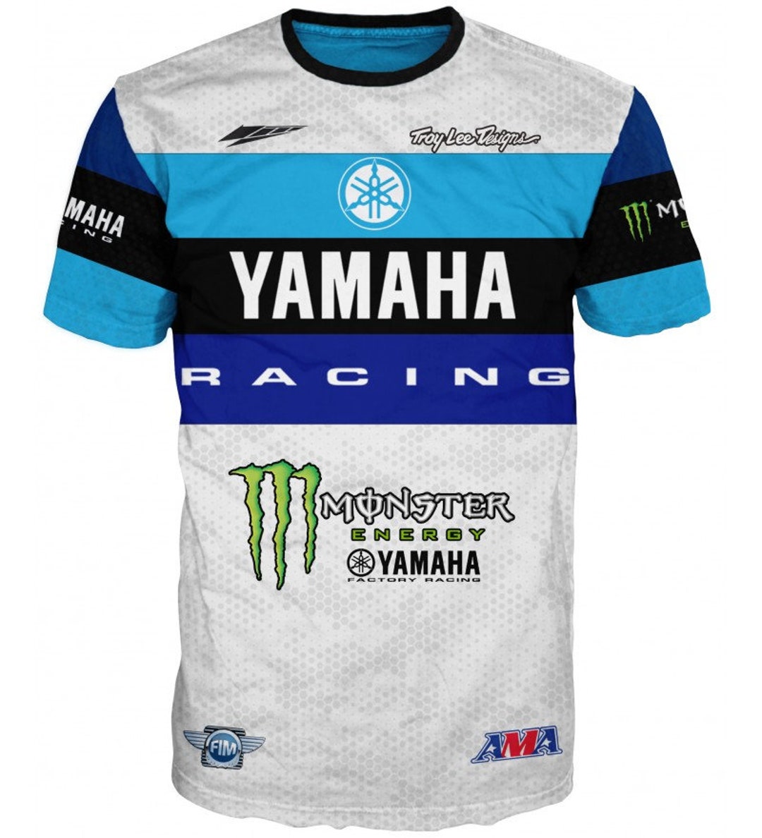 T-shirt pour homme YAMAHA Motorsport 4085 /Taille : S-XXXL -  France