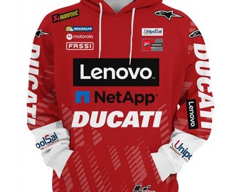 Herren Kapuzenpullover Ducati Team Sweatshirts ~#4088SW /Größe: S- 5XL