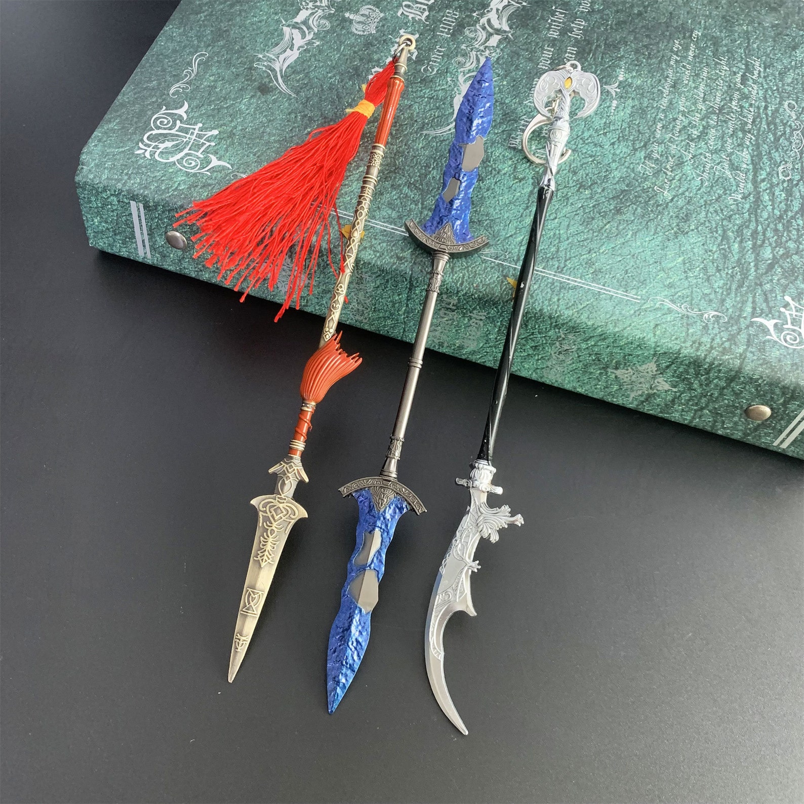 Game Elden Ring Keychain Weapons Partisan Loretta's War Etsy