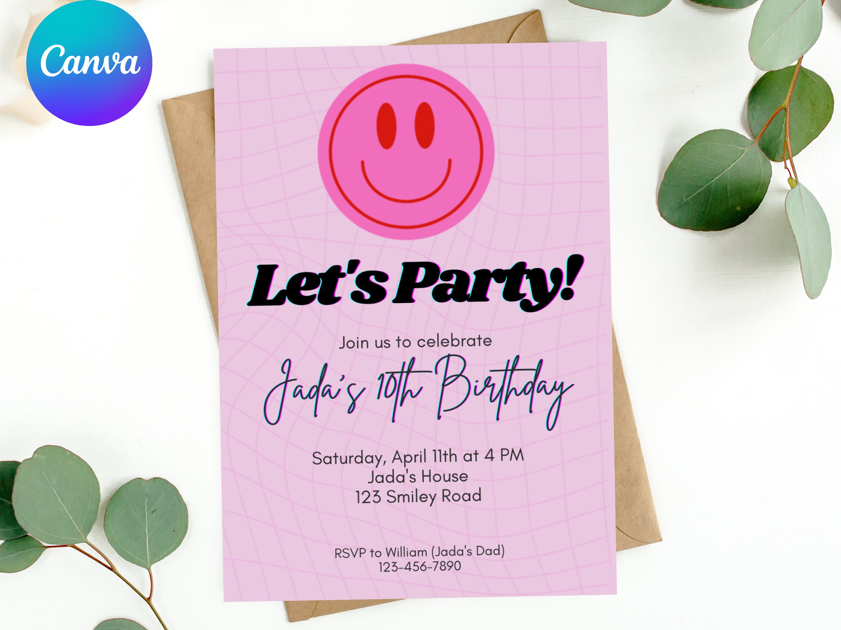 Custom Invitation Design Custom Digital Made Invitation Etsy
