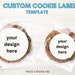 Custom Cotton Candy Wrapper, Template Printable, Kids Birthday Favor ...