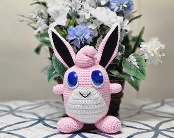 Amigurimi Crochet Pattern Wigglytuff PDF File English and French