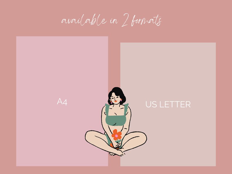 Period Tracker A4 or US Letter