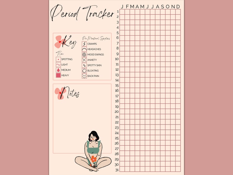 Period Tracker Prefilled
