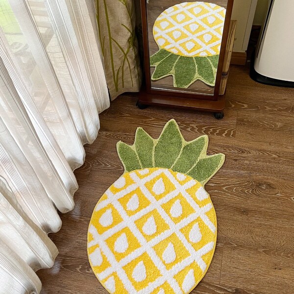 Pineaaple Insoired Rug Pineapple Door Decor - Etsy