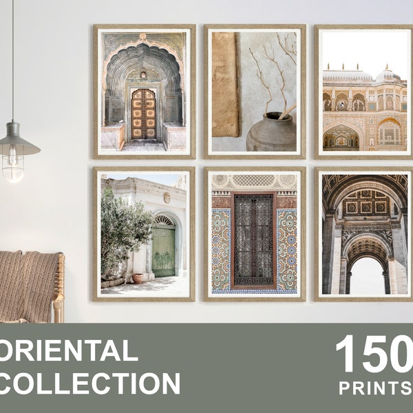 150x Oriental Prints, Morocco Prints, Moroccan Art, India Poster, Oriental Boho Poster, Bohemian Decor, Morocco Wall Decor, Moroccan Poster