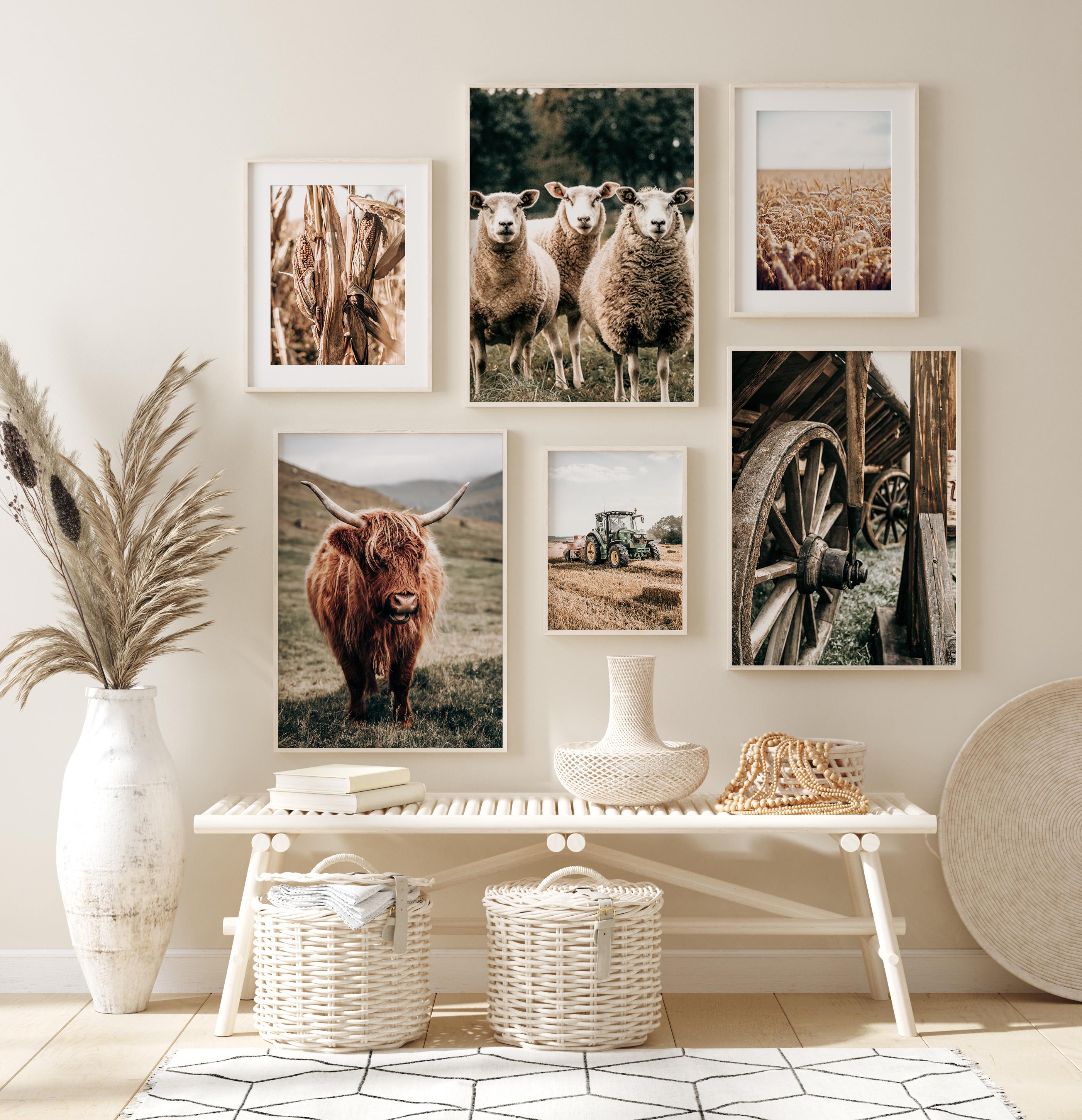 1200x FARMHOUSE Printable Set, Rustic Wall Art, Farm Prints, Farmhouse ...
