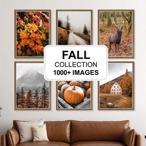 1000x Autumn Printable Set, Fall Wall Art, Fall Prints, Halloween Deco, Fall Deco, Fall Digital Download, Autumn Print, Helloween Poster