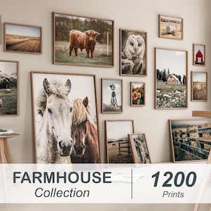 1200枚セットのファームハウスプリント、素朴なウォールアート、ファームプリント、ファームハウスデコレーション、素朴なプリント、ファームデジタルダウンロード、ファームハウスプリント