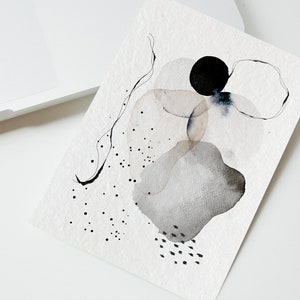 Cartes de souhaits à semer (8 modèles abstrait)