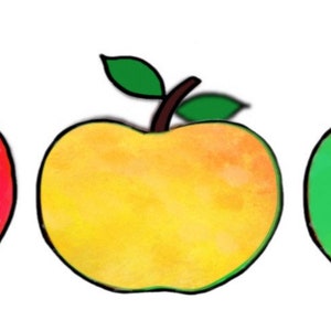 Bloc-notes personnalisé-8.5x 5.5-Pommes mignonnes-Cet adorable cadeau de rentrée scolaire ne manquera pas d’égayer la journée d’un enseignant spécial!