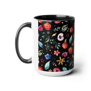 Beautiful Wildflowers Large Ceramic Coffee Mug 15oz - Etsy