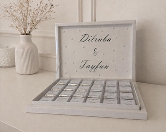 personalisierte Schokoladenbox | Hochzeit | Verlobung | Schokobox | Wedding