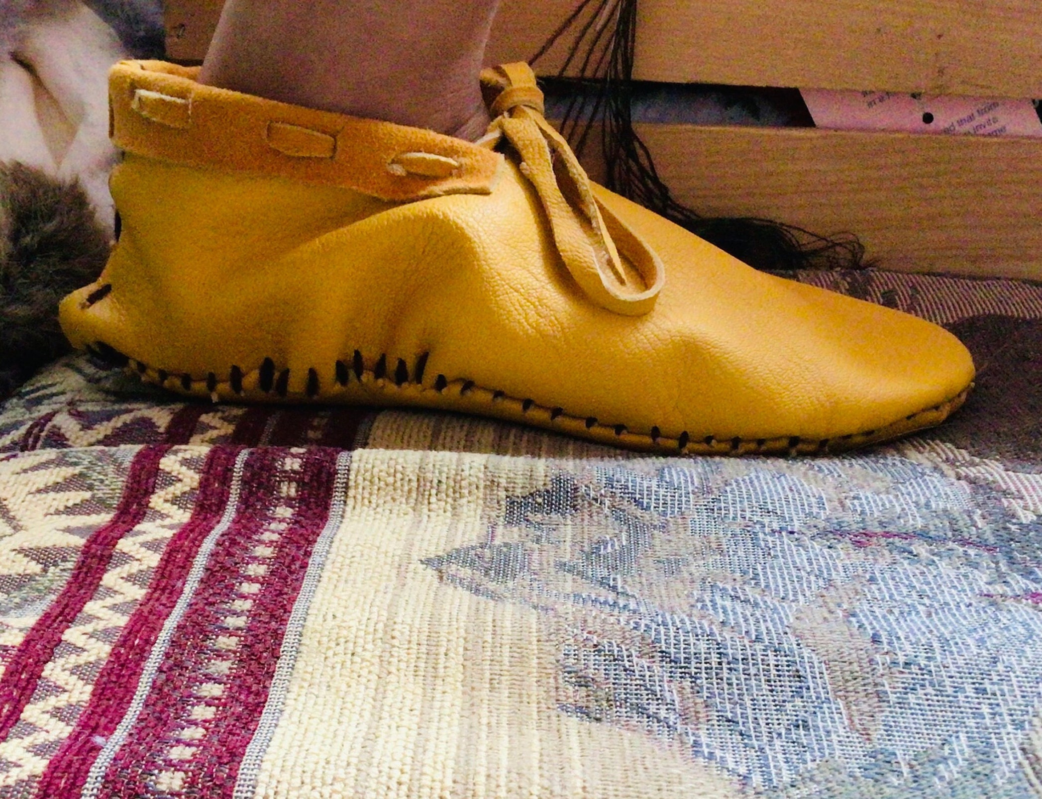 Deer hide deals moccasins