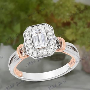 Enchanted Disney Fine Jewelry Solid 925 Sterling Silver With White Moissanite Snow White Engagement Ring, Anniversary Gift For Her