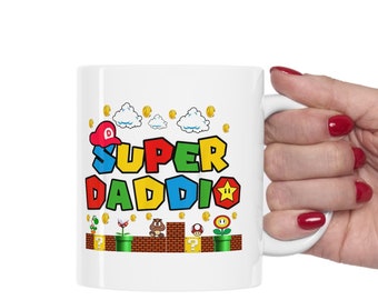 Super Daddio Mug: Funny Gamer Dad Gift