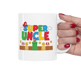 Super Uncle Coffee Mug: Gamer Gift