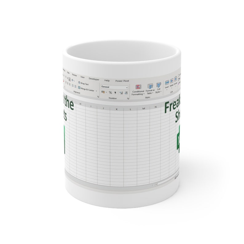 Freak In The Sheets Mug, Funny Spreadsheet Excel Mug, Excel Spreadsheet Lover Worker Gift Idea For Coworker, Accounting, Boss, Friend Mug Bild 6