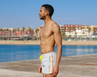 Sporty shorts, embroidered shorts, pride shorts, gym shorts, pilates shorts, yoga shorts, unisex shorts, fitness shorts, workout shorts