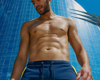 Sporty shorts, embroidered shorts, pride shorts, gym shorts, pilates shorts, yoga shorts, unisex shorts, fitness shorts, workout shorts