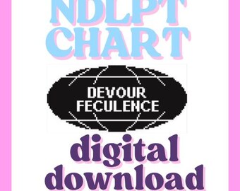 Severance TV Needlepoint Chart 13 Mesh | Devour Feculence LUMON Digital Download PDF