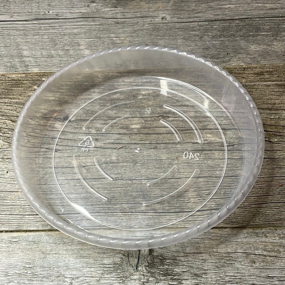 8 Clear Plastic Pot Saucer, Plant Tray for Plant Pots, Clear Round Saucer,  Sturdy Saucer for Nursery Pots, Large Plant Pot Saucer, #240 - Etsy