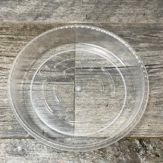 6.5 Round Clear Plant Pot Saucer, Drip Saucer for Pots, Sturdy Clear Plant  Saucer, Plant Tray, Drainage Saucer for Plant Pots, #200 - Etsy