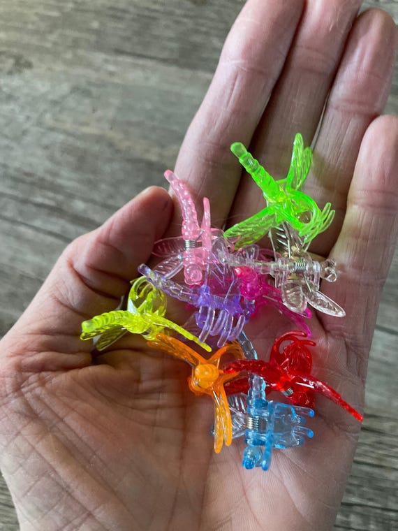 Dragonfly Plant Clips, Plastic Plant Clip for Orchids, Support