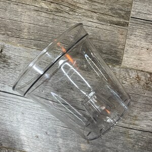 5.7" glass-like ultra high transparency clear round orchid pot, ultra clear nursery pot, clear pot for orchids and tropical plants image 5