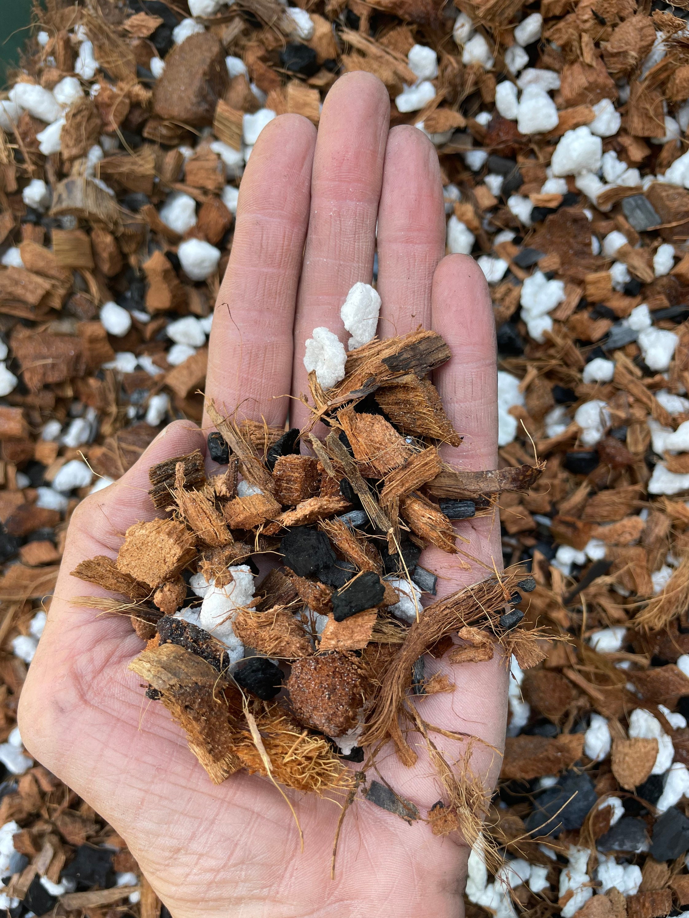 Coconut Husk Orchid Mix, Medium Orchid Mix, Orchid Soil for Medium