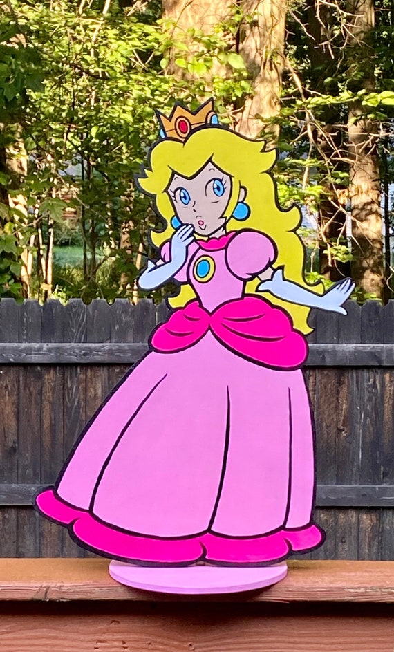 2ft Mario Bros Princess Individual Cutout, Standee, Party Decor