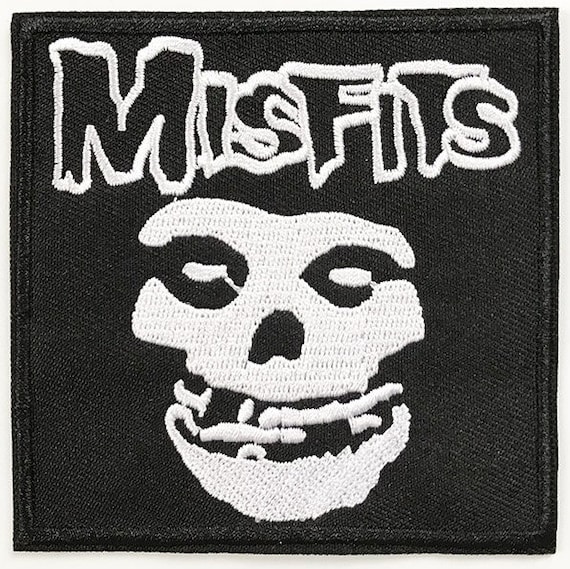 Il Misfits Toppa Scheletro Pipistrello Logo Ricamato Ferro Su - Foto 6