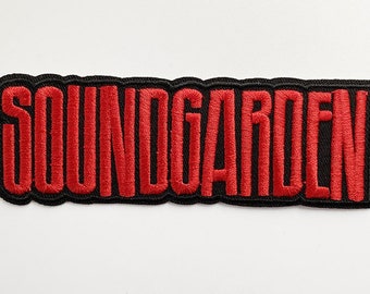 SOUNDGARDEN Iron-On Patch NEW band logo grunge pearl jam nirvana temple of the dog