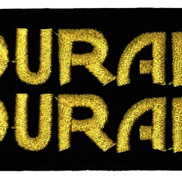 DURAN DURAN PATCH Iron-On Embroidered depeche mode inxs culture club boy george adam ant thompson twins New