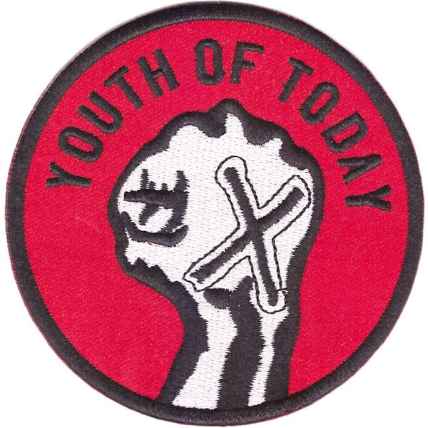 YOUTH OF TODAY Iron-On Patch New straight-edge sXe hardcore punk minor threat