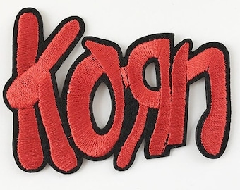 KORN Iron-On PATCH logo deftones limp bizkit slipknot metallica staind nu metal
