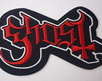 GHOST Band PATCH Iron-On Embroidered metal black sabbath slipknot alice cooper