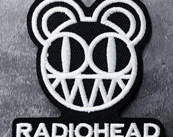 RADIOHEAD PATCH Embroidered Iron-On Bear kid a blur coldplay oasis smiths u2 NEW