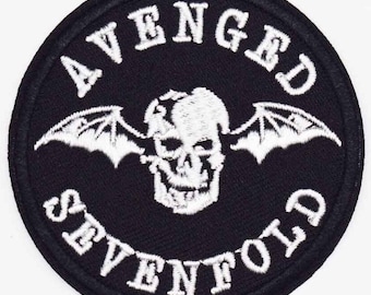 AVENGED SEVENFOLD IRON-On Patch trivium slipknot atreyu bullet for my valentine five finger death punch metallica