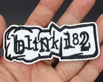 BLINK 182 IRON ON Logo Patch offspring mxpx green day sum 41 paramore fall out boy