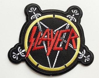 SLAYER Iron-On Pentagram Patch rock band metal pantera sepultura metallica lamb of god NEW