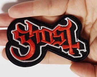 GHOST Band PATCH Iron-On Embroidered metal black sabbath slipknot alice cooper