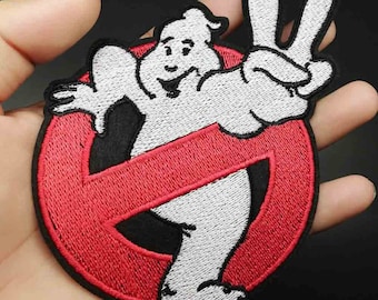 GHOSTBUSTERS 2 movie logo iron-on embroidered patch HIGH-QUALITY! 3.5" stay-puft