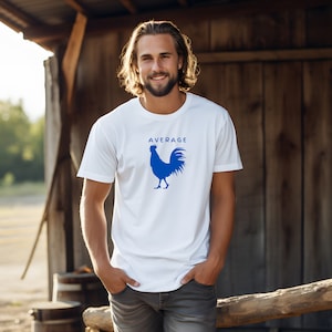 T-shirt à motif coq moyen - Cadeau drôle de blague de poulet