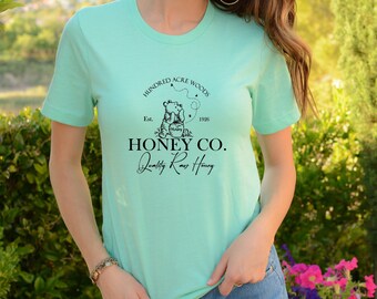 Winnie the Pooh Tee: Hundred Acre Woods Honey Co. Shirt