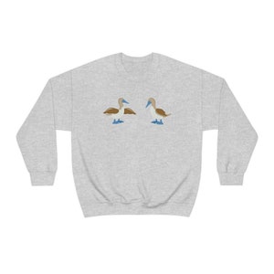 Couple of boobys sweatshirt, blue footed booby, funny pun, for the girl that has a good sense of humor, bird wildlife, science bird gift image 7
