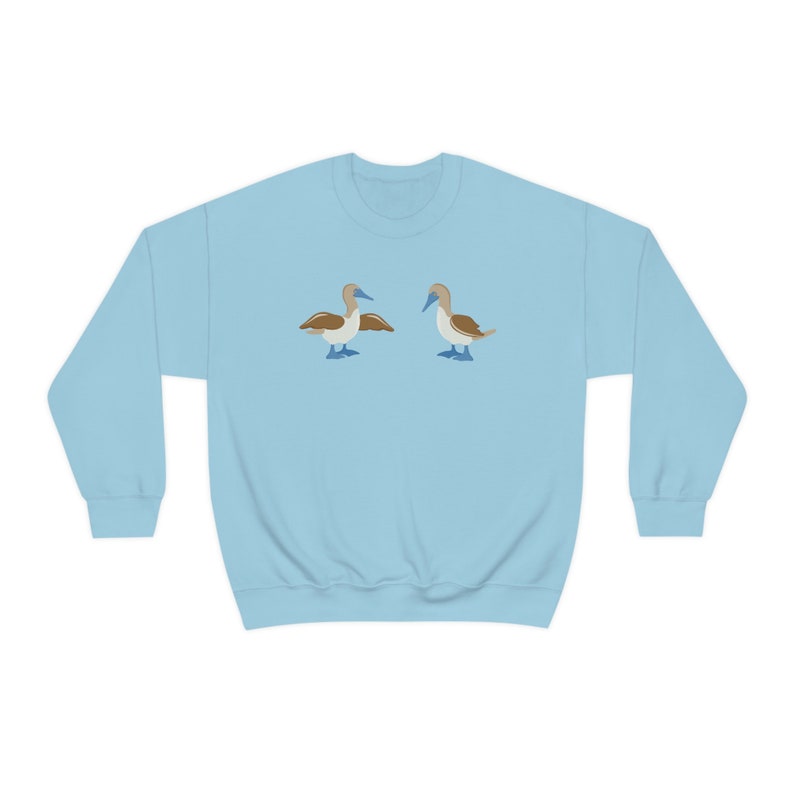 Couple of boobys sweatshirt, blue footed booby, funny pun, for the girl that has a good sense of humor, bird wildlife, science bird gift image 8