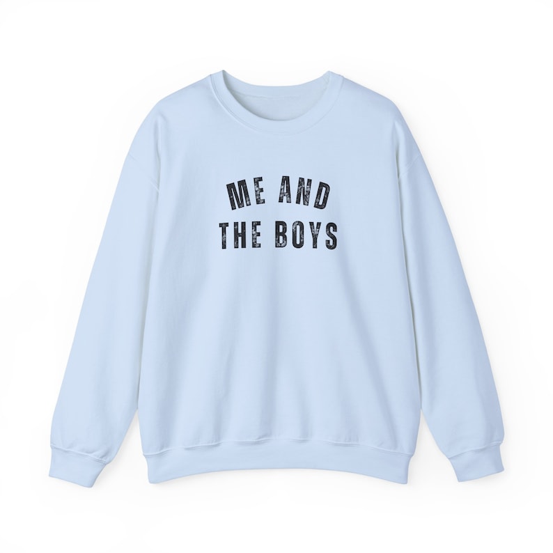 Me and the boys Sweatshirt, mother of boys, Mothers Day gift, sports mom, funny gift for the matriarch of the family full of sons, women image 4