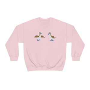 Couple of boobys sweatshirt, blue footed booby, funny pun, for the girl that has a good sense of humor, bird wildlife, science bird gift image 6